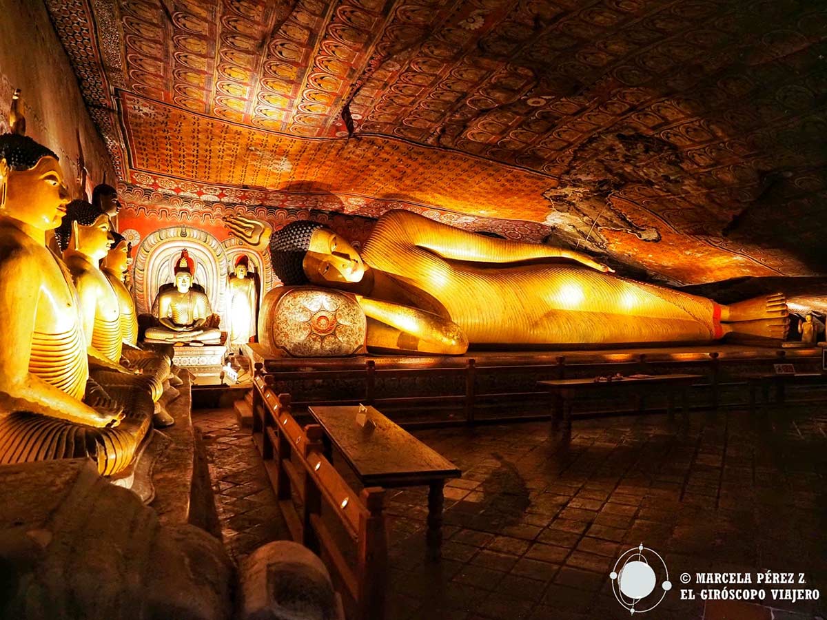 Templo de Dambulla en Sri Lanka