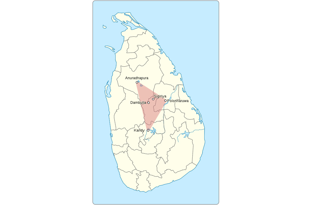 Triángulo cultural de Sri Lanka