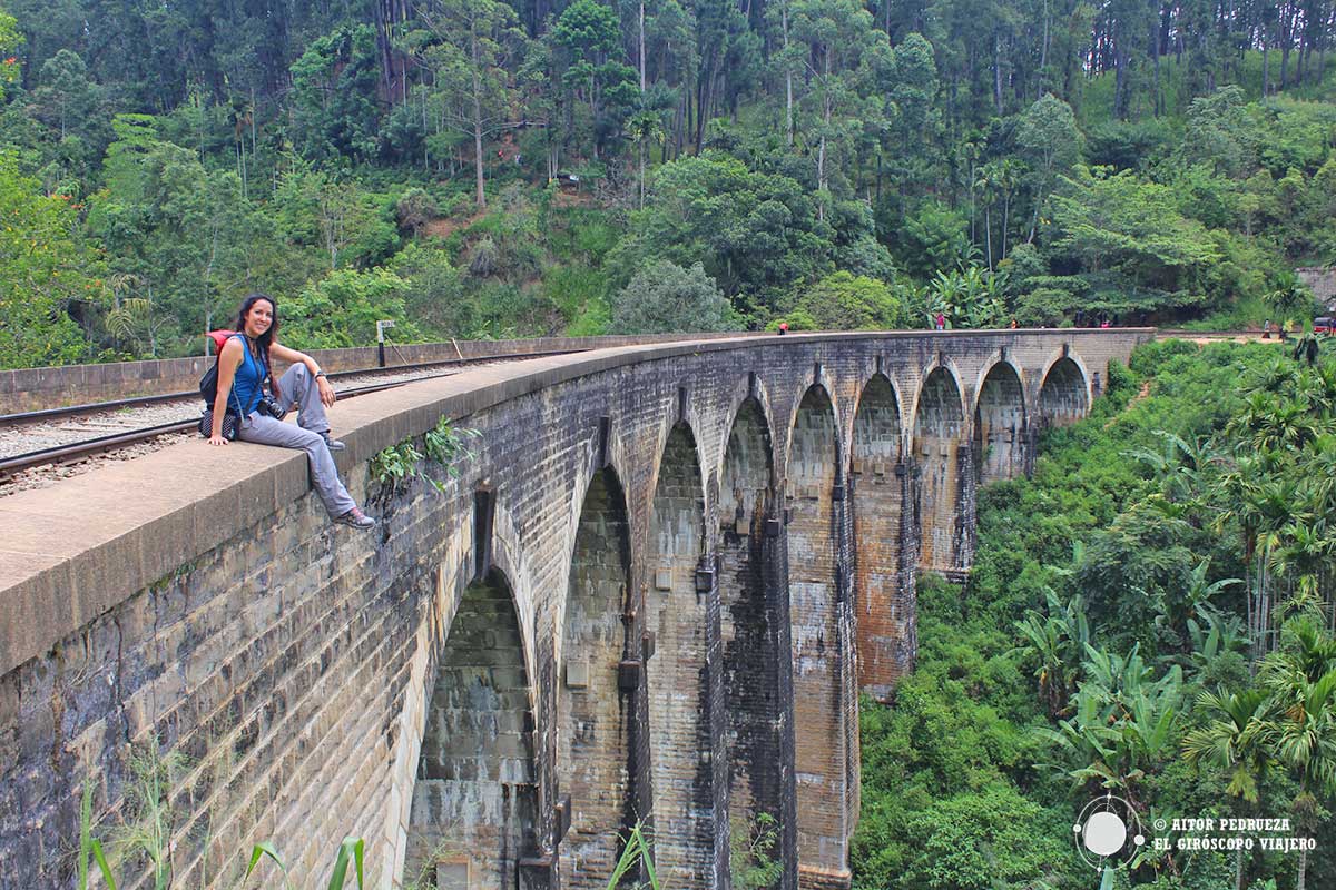 Puente de los Nueve Arcos en Ella