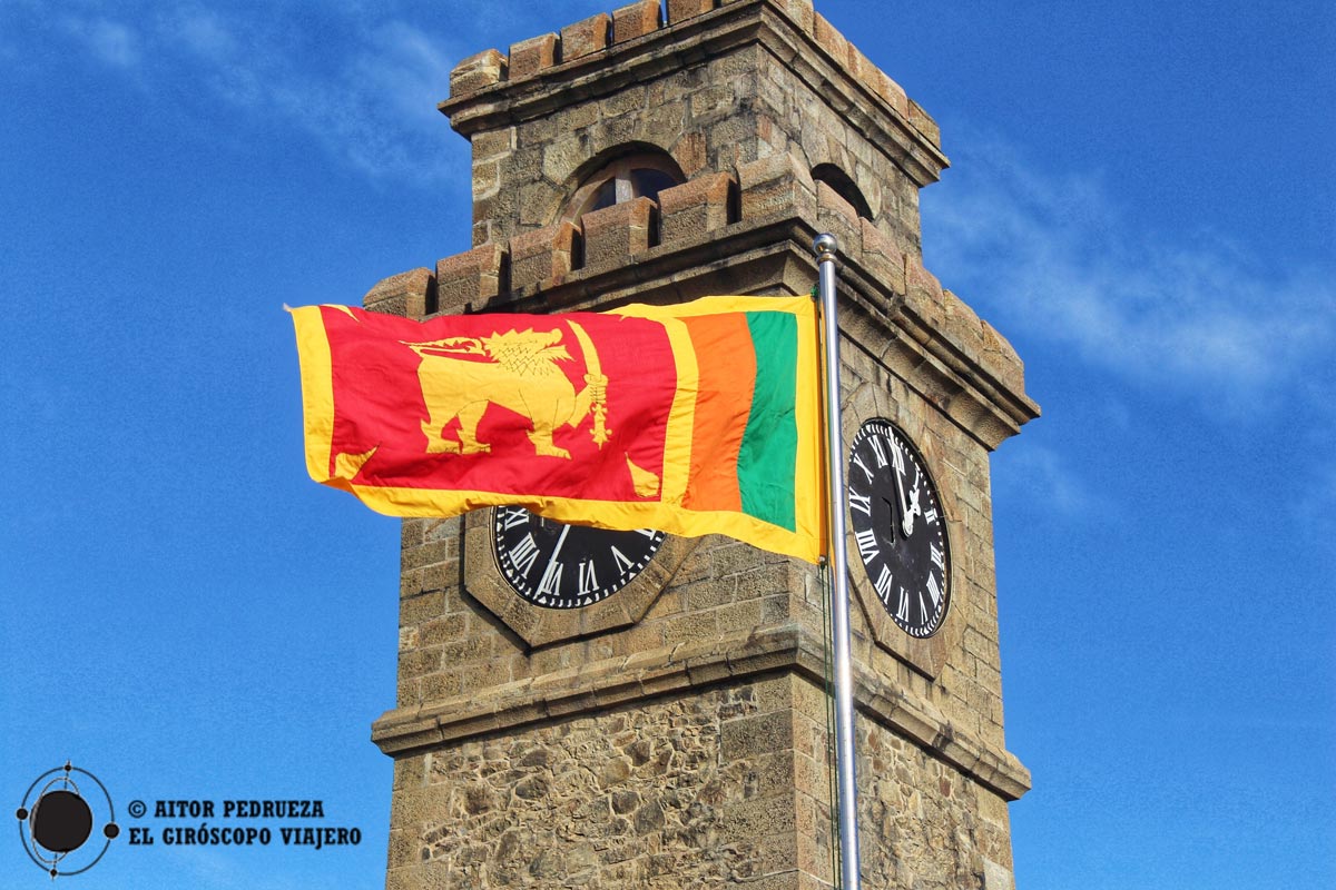 La Torre del Reloj en la fortaleza de Galle