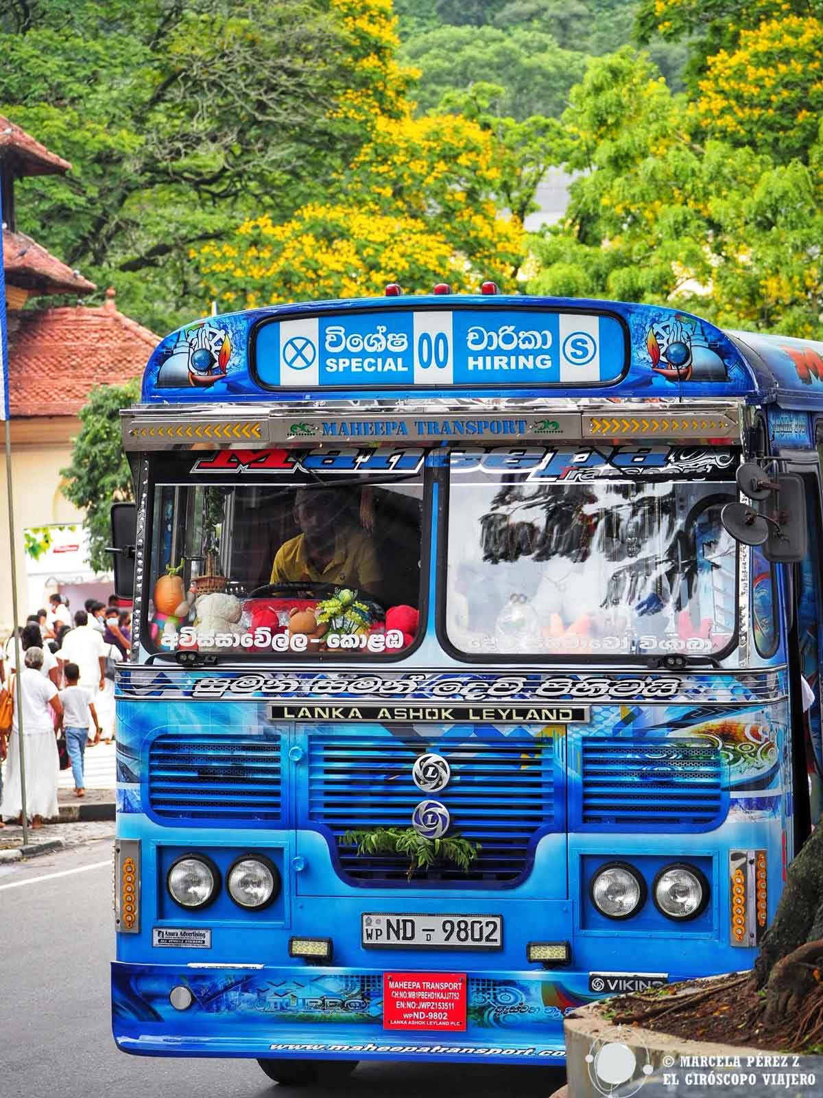 Autobús en Kandy