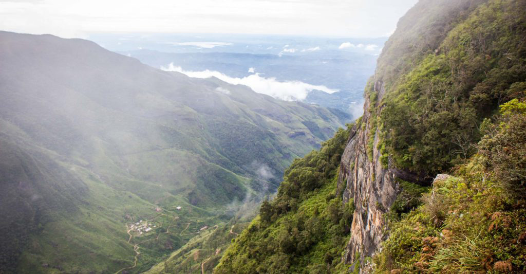 Vista desde World's End en Horton Plains