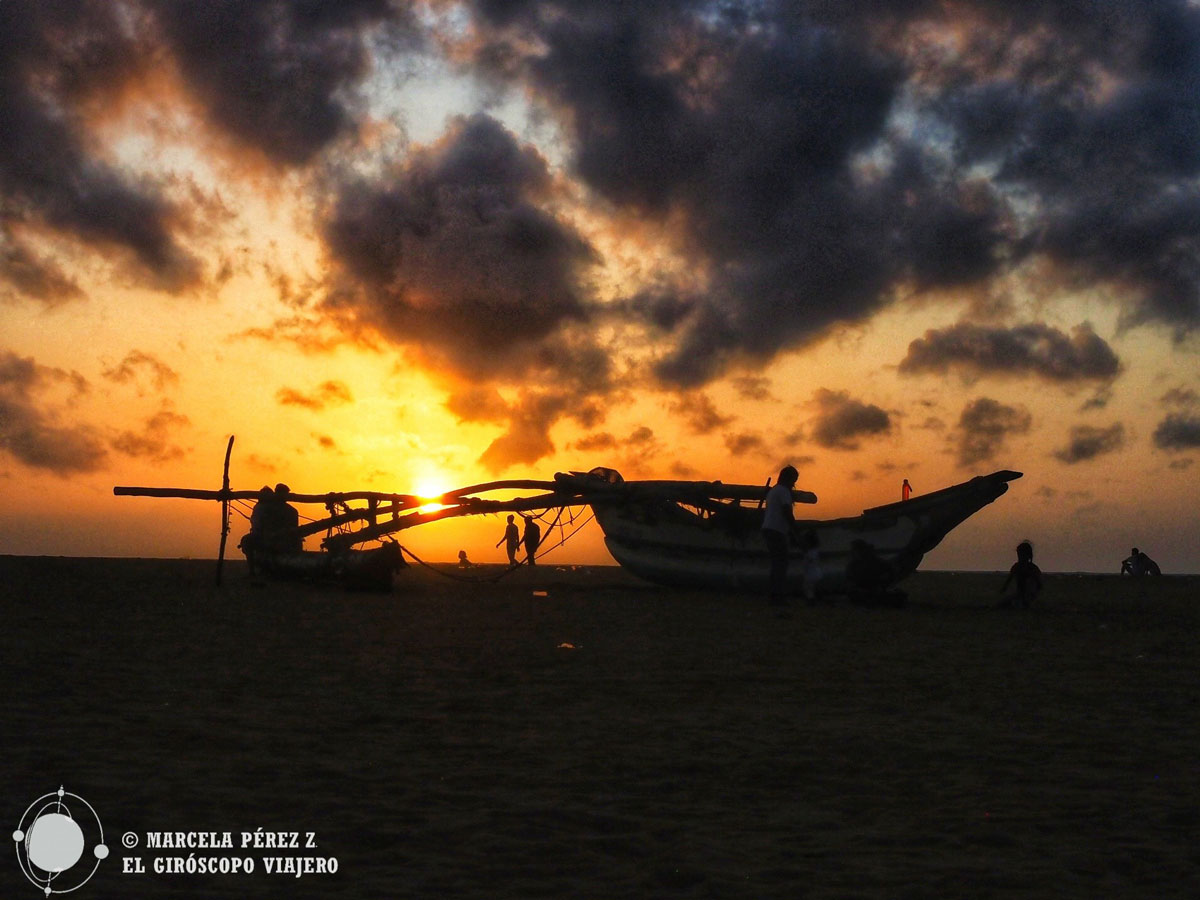 Atardecer en Negombo