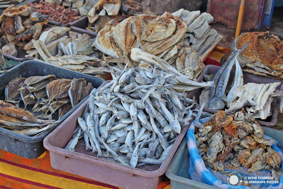 Mercado de pescado en Negombo